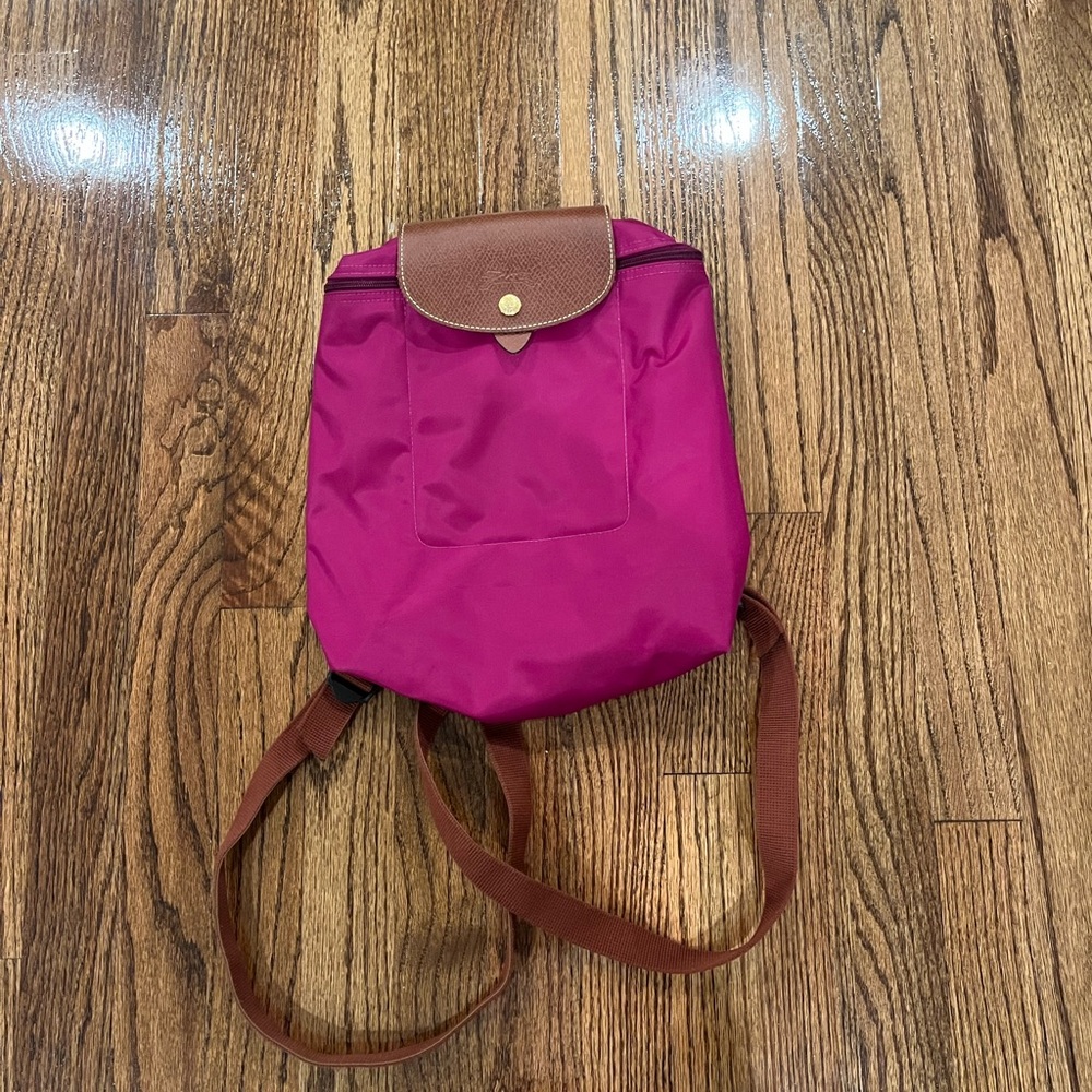 Long Champ Le Pliage Backpack Purse